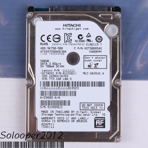 500Go SATA III 5400T 2.5&quot; Hitachi