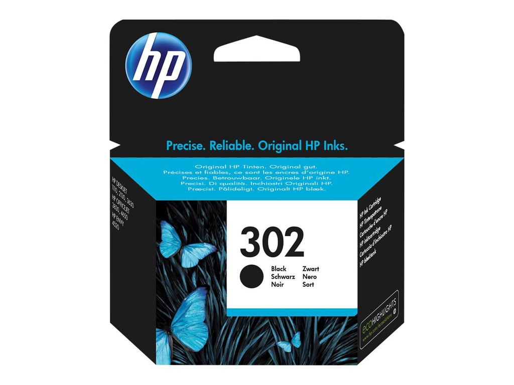 Cartouche HP 302 Noir 190 Pages