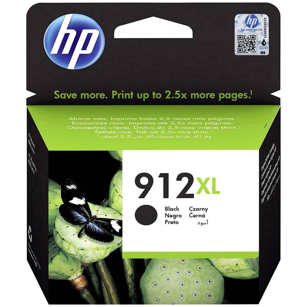 Cartouche HP 912 Noir 825 Pages