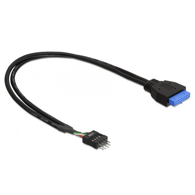 câble interne USB 2.0 M 9Pins vers USB 3.0 F 20pins