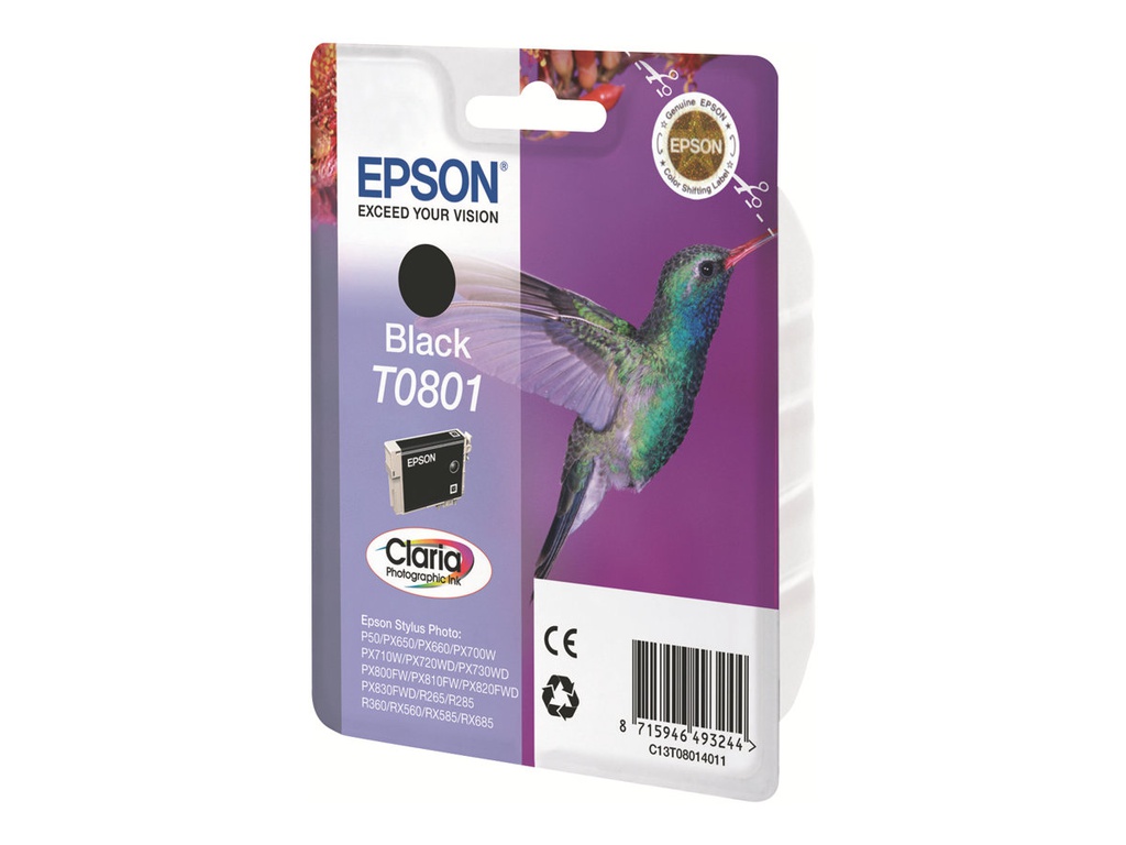 Cartouche Epson T0801 Noir