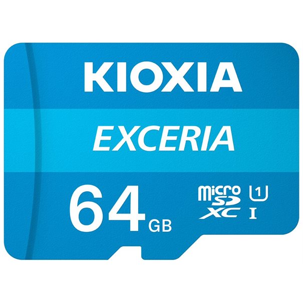 Memoire Micro SDXC 64Go Class 10/UHS-I(U1) Kioxia Exceria