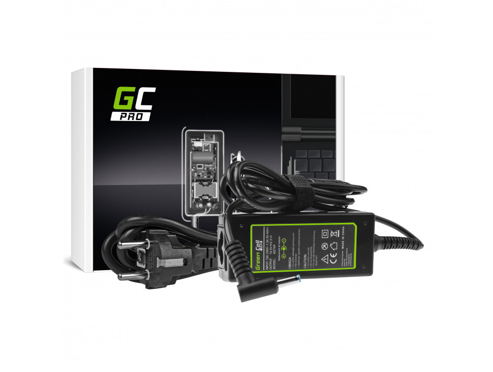 Chargeur secteur Greencell AD74P pour Portable HP 19.5V 2.31A 45W 4.5 x 3.0mm