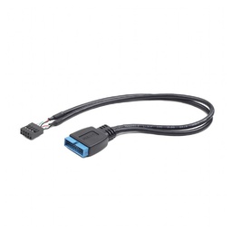 [49200115] câble interne USB 3.0 M 20Pins vers USB 2.0 F 9pins