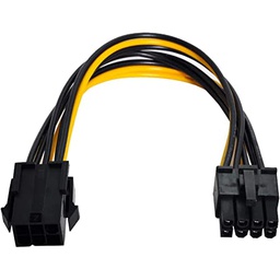 [33858] Câble alimentation 6 Pins PCI-E F vers 8 Pins PCI-E Lindy