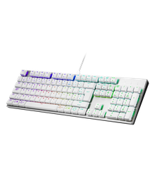 [SK-652-SKTR1-FR] Clavier filaire  mécanique Cooler Master SK652 Blanc Low Profile Switch TTC Red